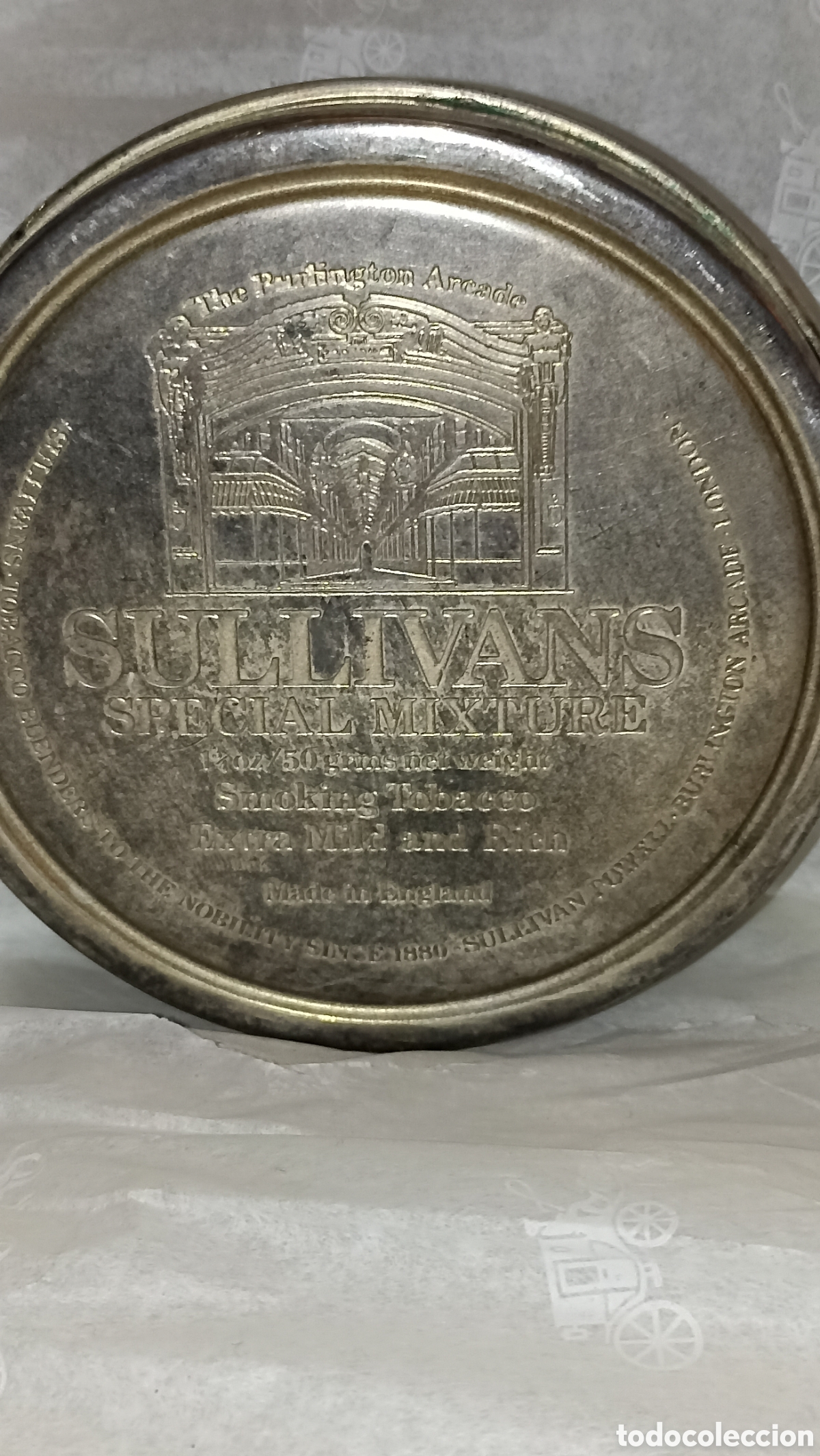 Vintage: Antigua Lata de Tabaco Sullivans Special Mixture - Burlington Arcade London - Vintage 50g