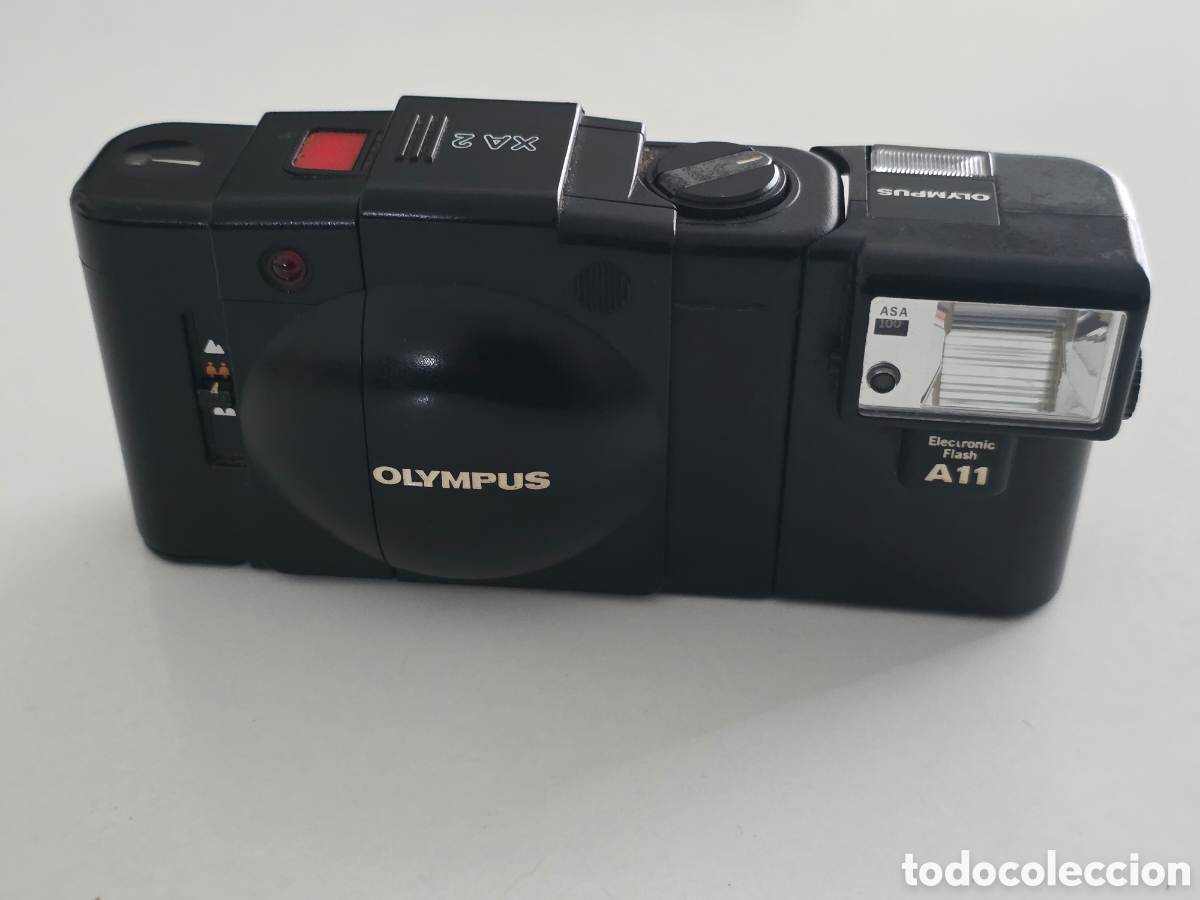 Vintage: Olympus XA2 + Flash A11 Funciona Perfectamente Anal&oacute;gica 35mm
