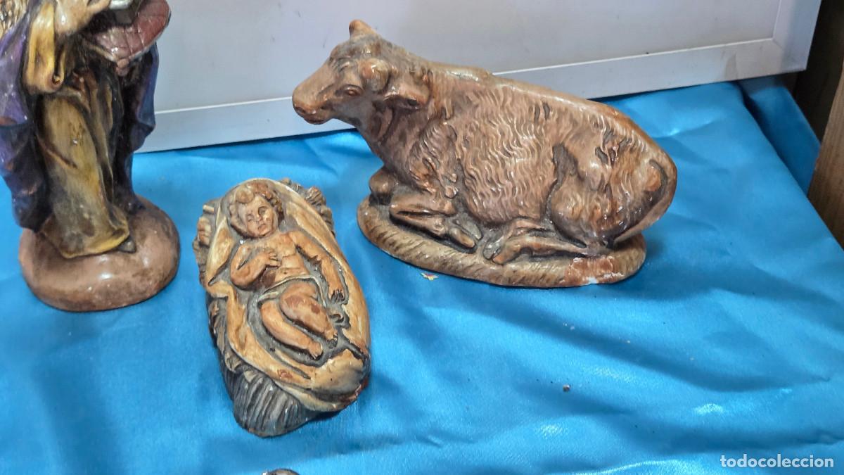Vintage: 3 figuras de belenes - Foto 4