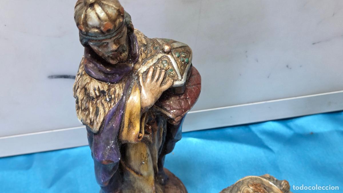 Vintage: 3 figuras de belenes - Foto 6
