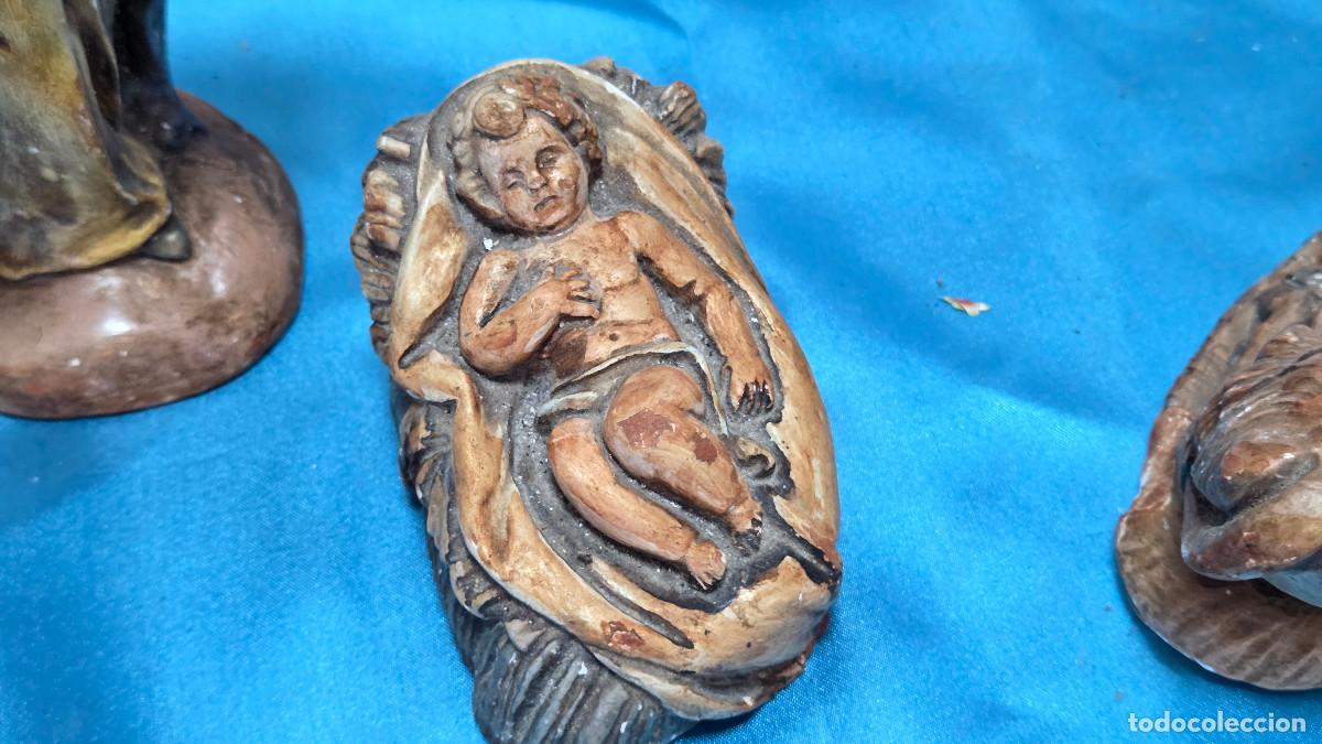 Vintage: 3 figuras de belenes - Foto 7
