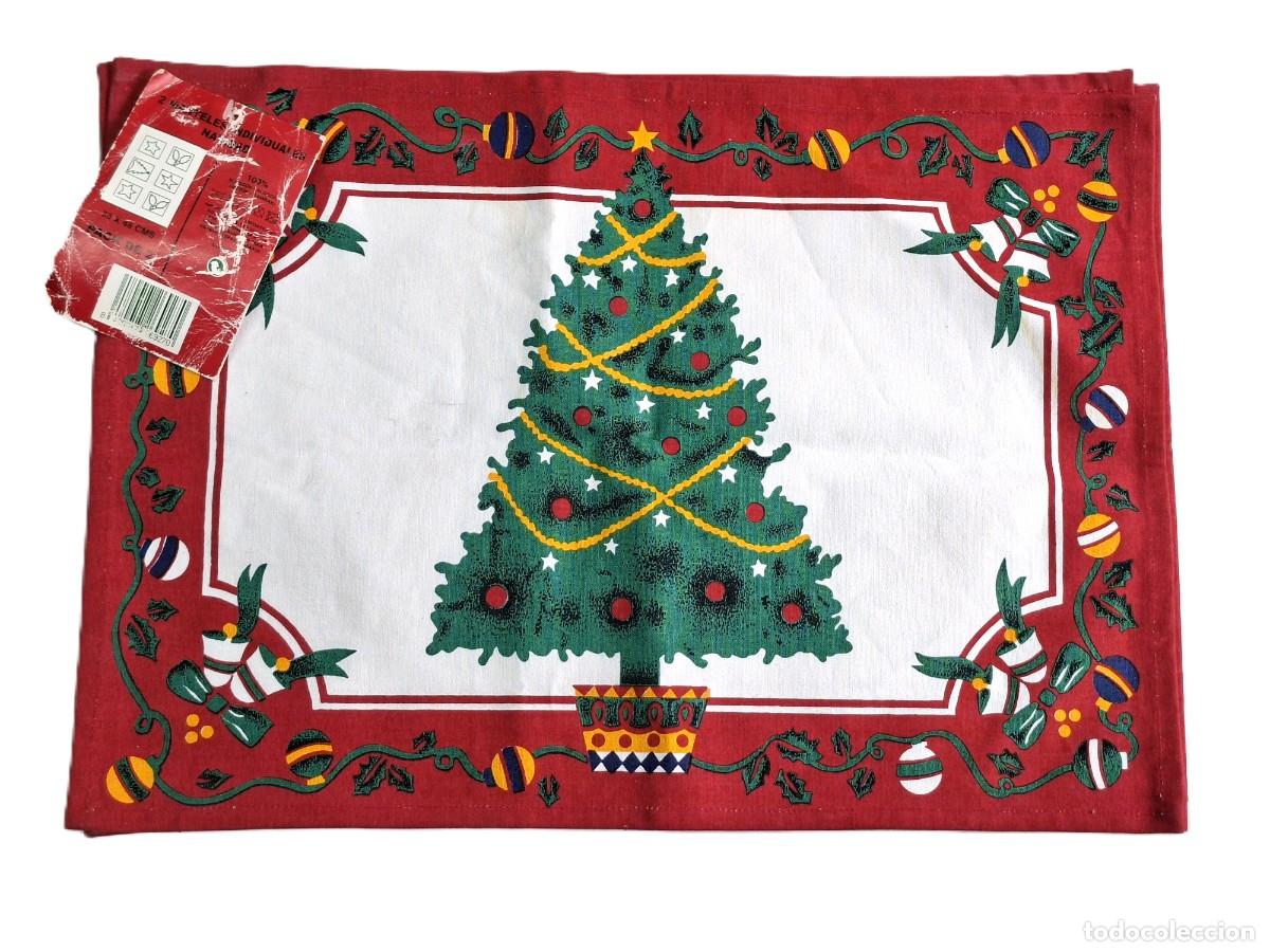 Vintage: 3 toallas navide&ntilde;as- - Foto 1