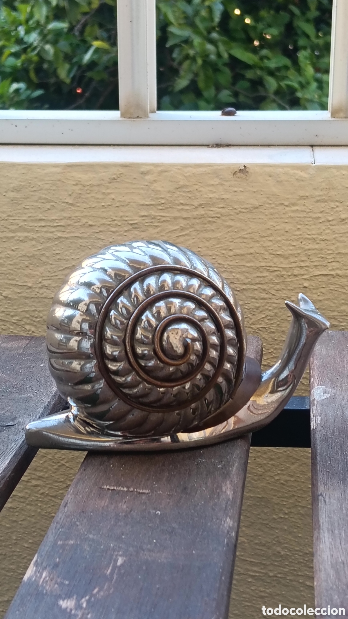 Vintage: Cajita Caracol de Metal Vintage