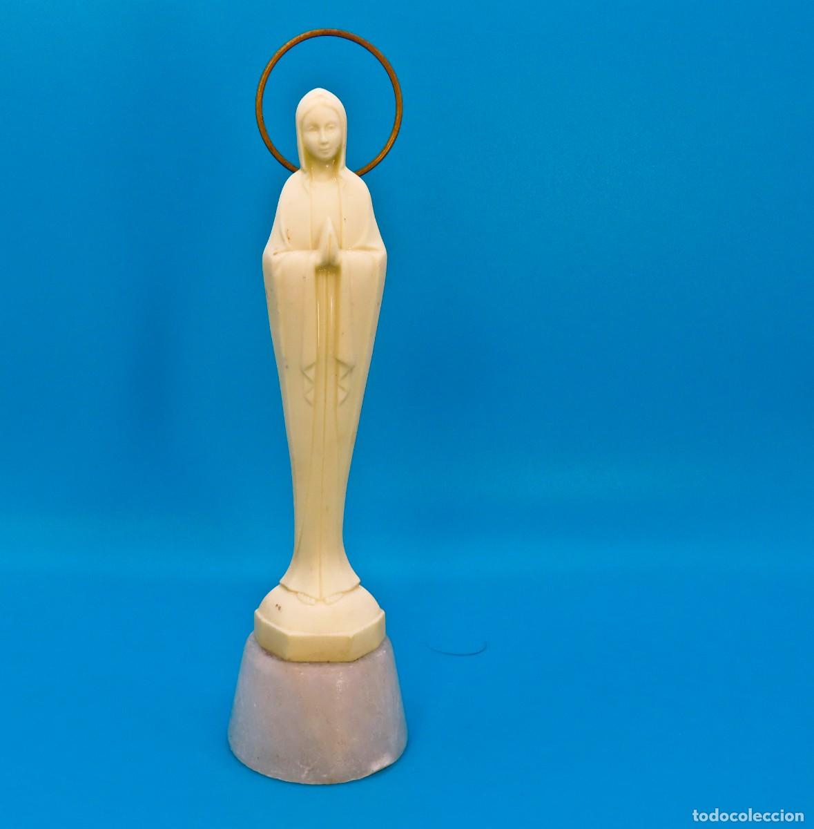 Vintage: FIGURA VIRGEN A&Ntilde;OS 60 MID CENTURY