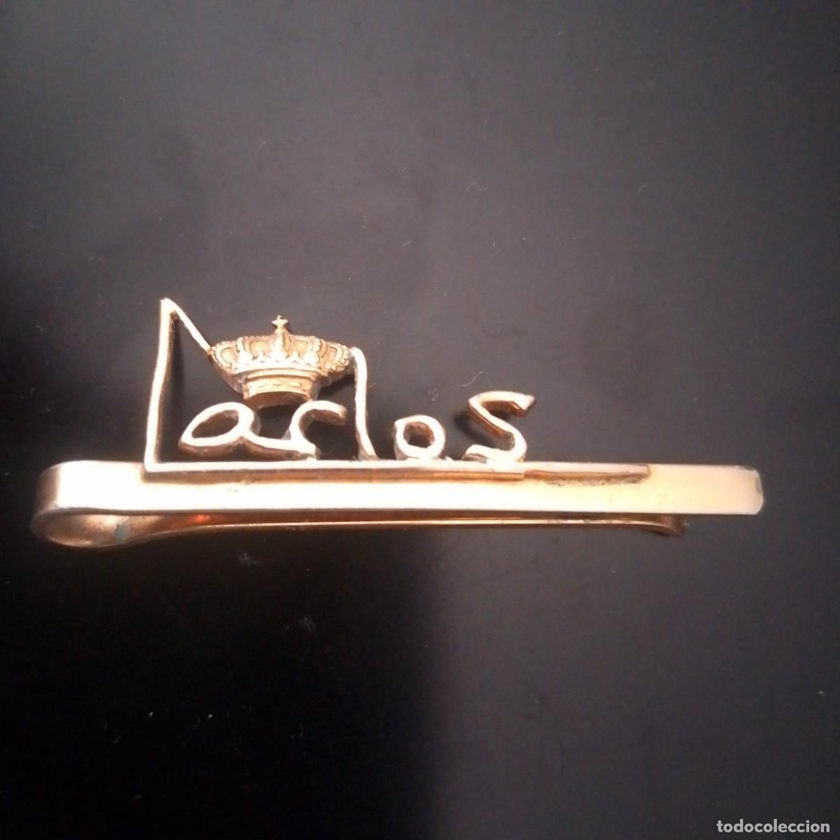 Vintage: Antiguo pisacorbata Carlos Hugo Borb&oacute;n/ Carlista