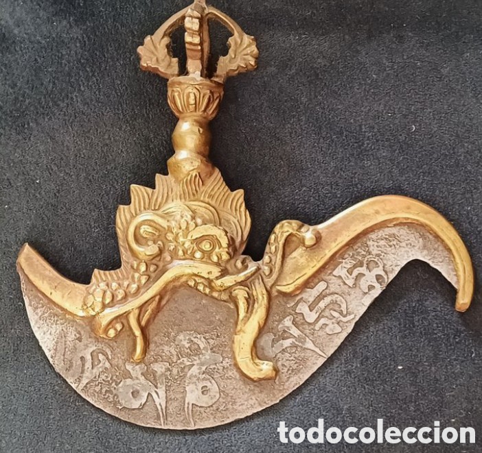 Vintage: Cuchillo ceremonial tibetano&rdquo; Kartika&rdquo;