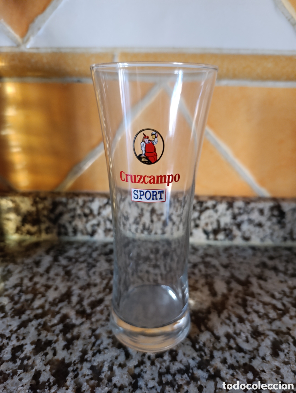 Vintage: Vaso o copa de Cruzcampo sport
