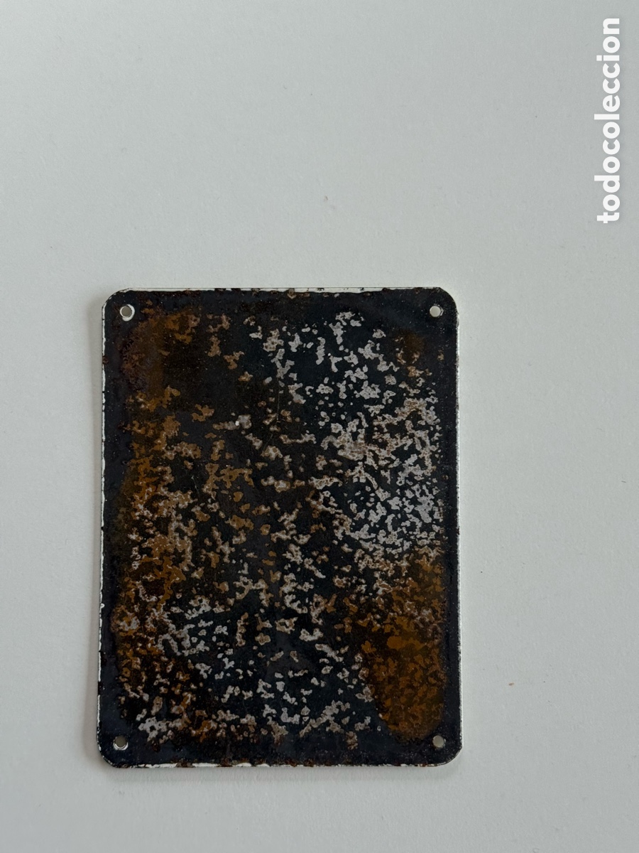 Vintage: Placa de esmalte vintage - Foto 2