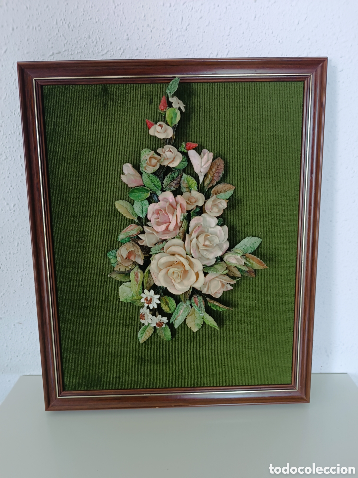 Vintage: Cuadro ramo flores 3D - Foto 2