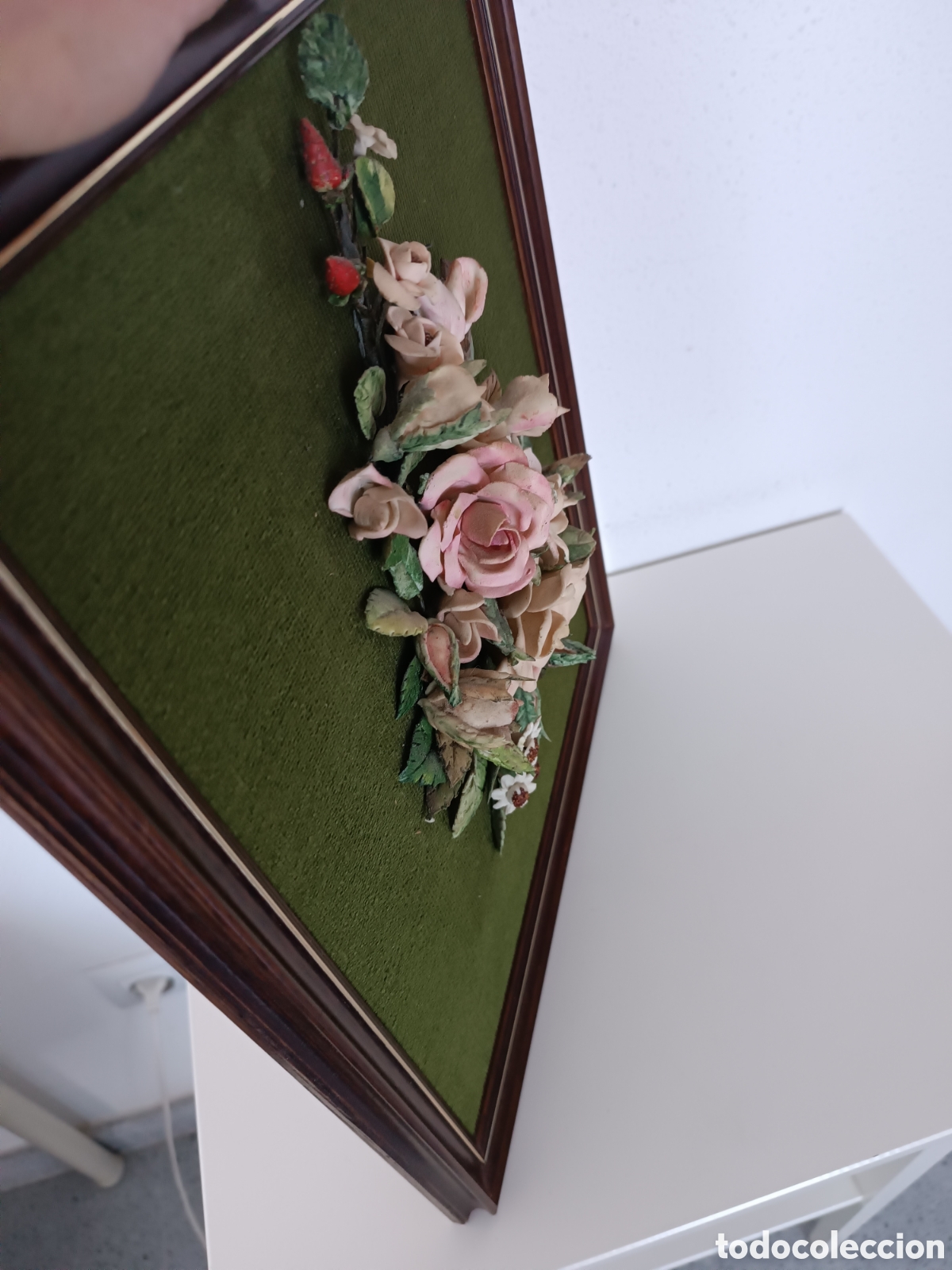 Vintage: Cuadro ramo flores 3D - Foto 5