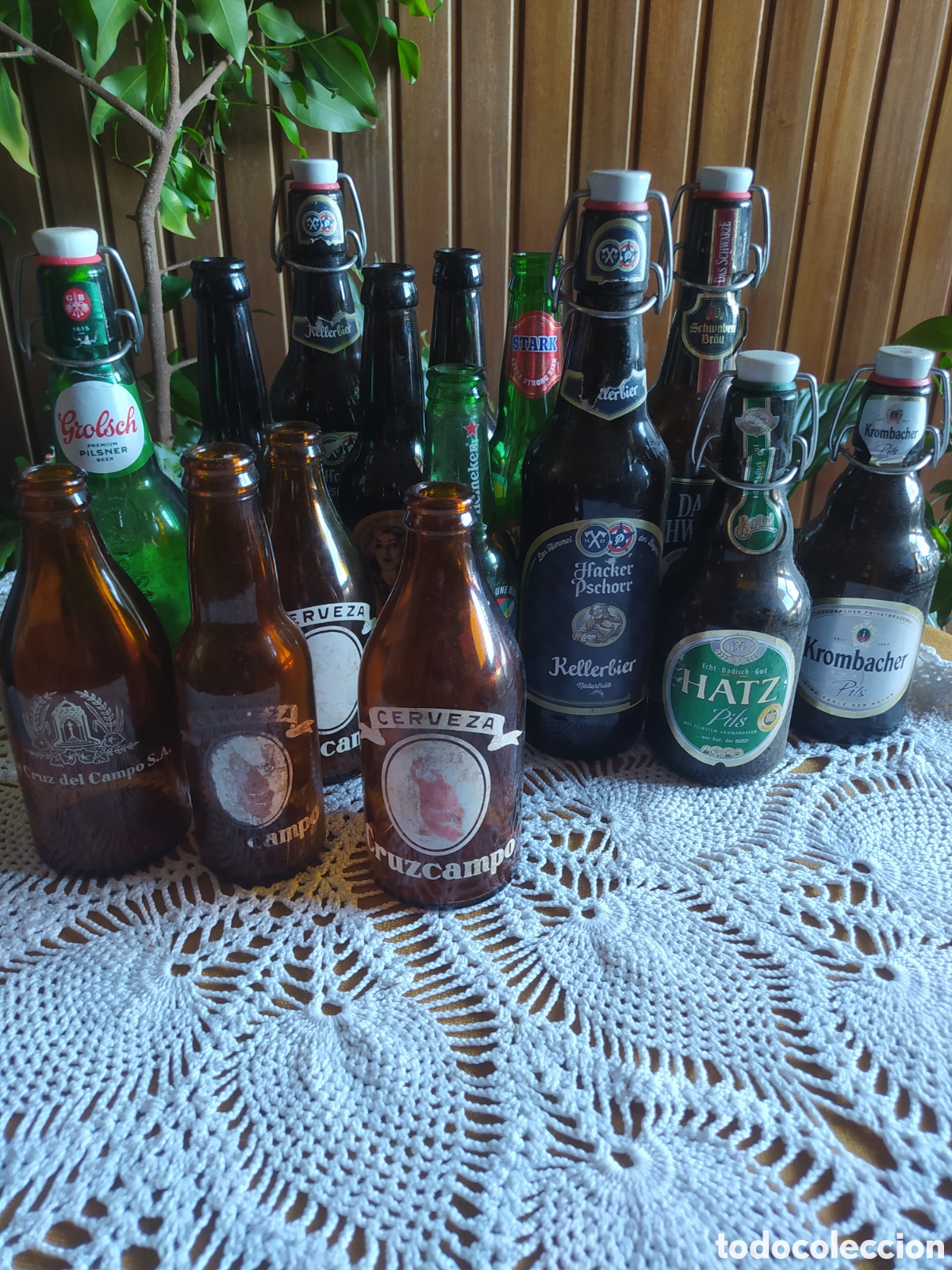 Vintage: Lote de 16 botellas de cerveza vintage