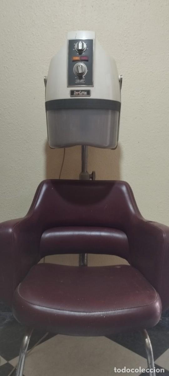 Vintage: Secador Casco Henry Colomer con Sill&oacute;n - Foto 3