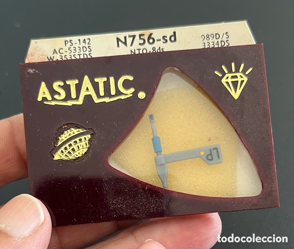 Vintage: Aguja para tocadiscos vintage Astatic N756-sd.