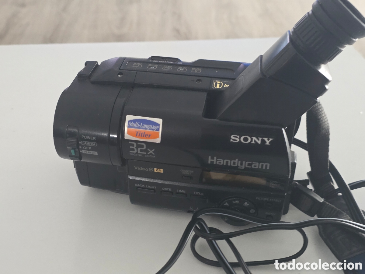 Vintage: Sony Handycam CCD-TR411E Video8 XR funcionando perfecta