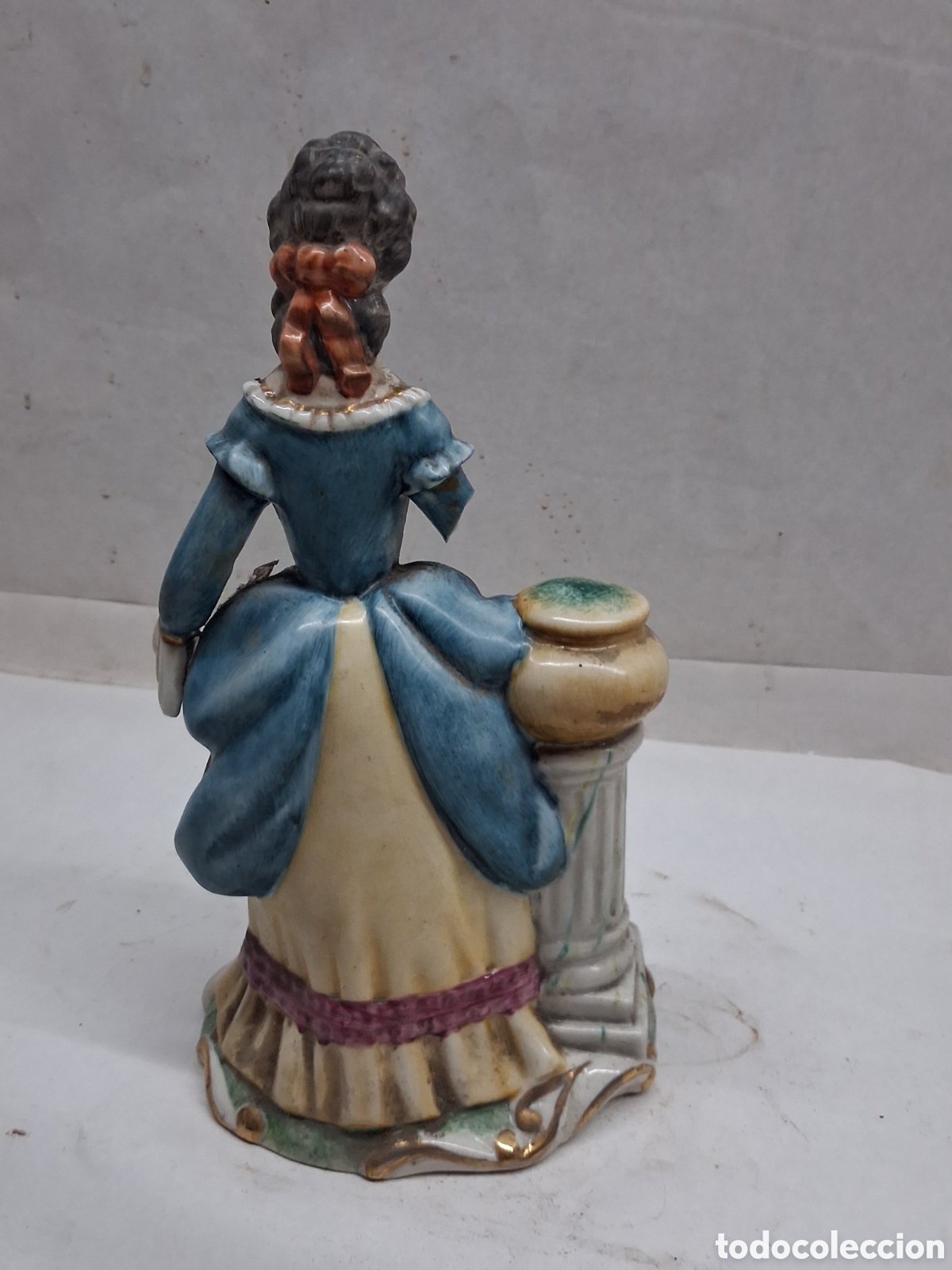 Vintage: Dama de porcelana sin brazo - Foto 4