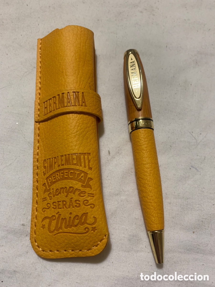 Vintage: Bol&iacute;grafo de bamb&uacute; personalizado de la marca History & Heraldry