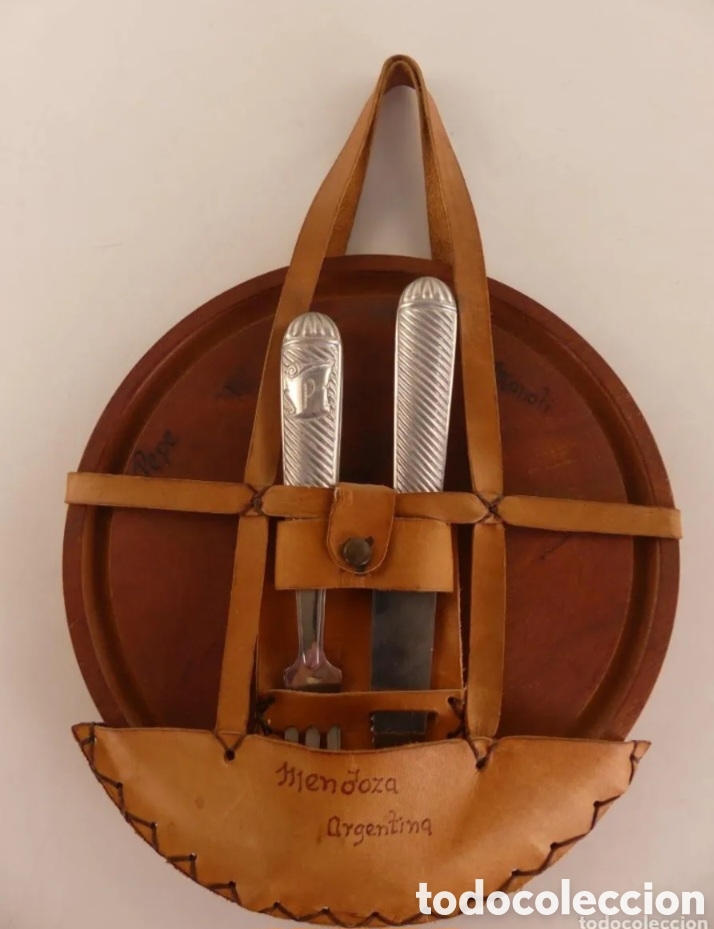 Vintage: Juego de cubiertos con soporte