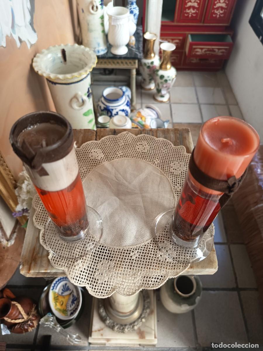 Vintage: Pareja de velas decorativas - Foto 3