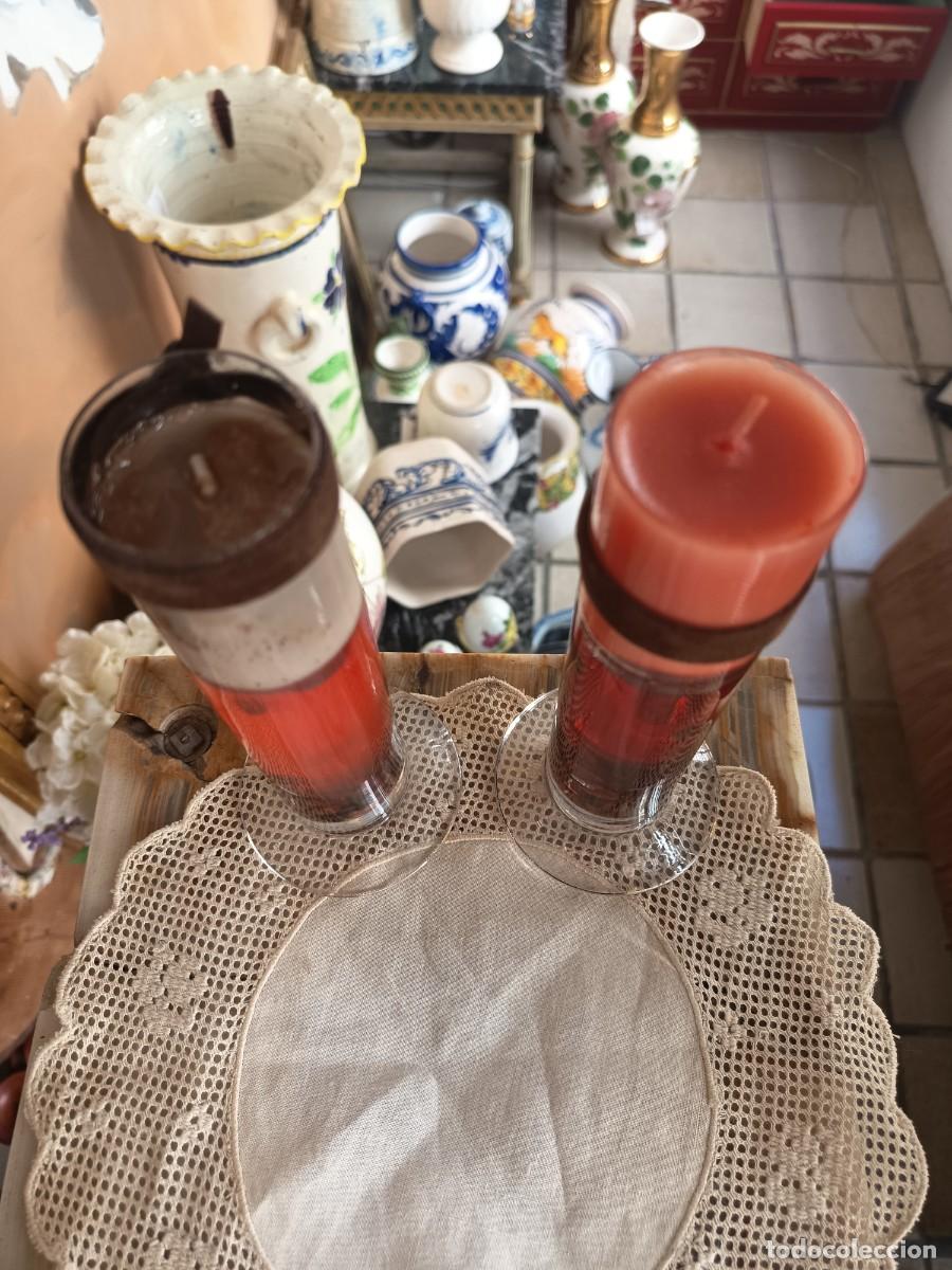 Vintage: Pareja de velas decorativas - Foto 8