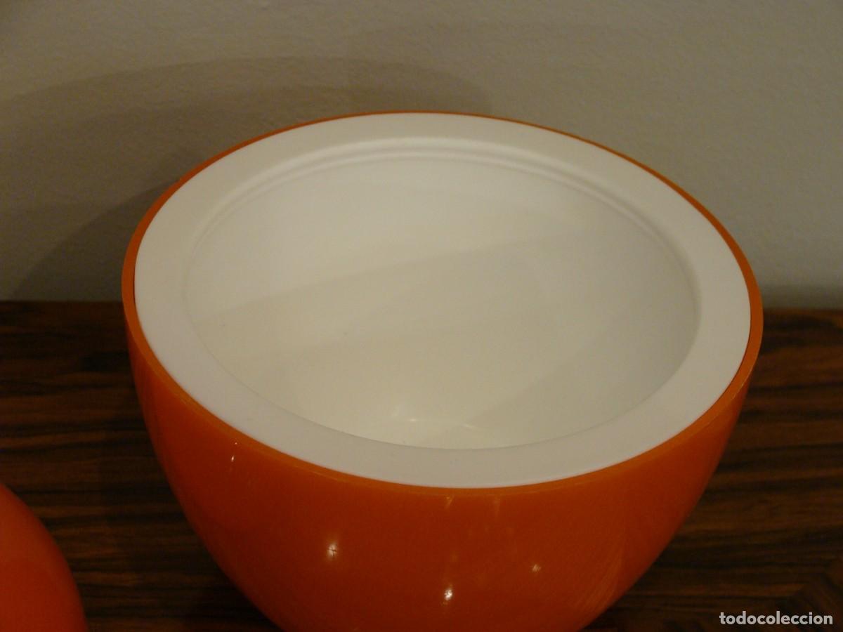 Vintage: Cubitera de hielo con forma de manzana en pl&aacute;stico - Foto 2