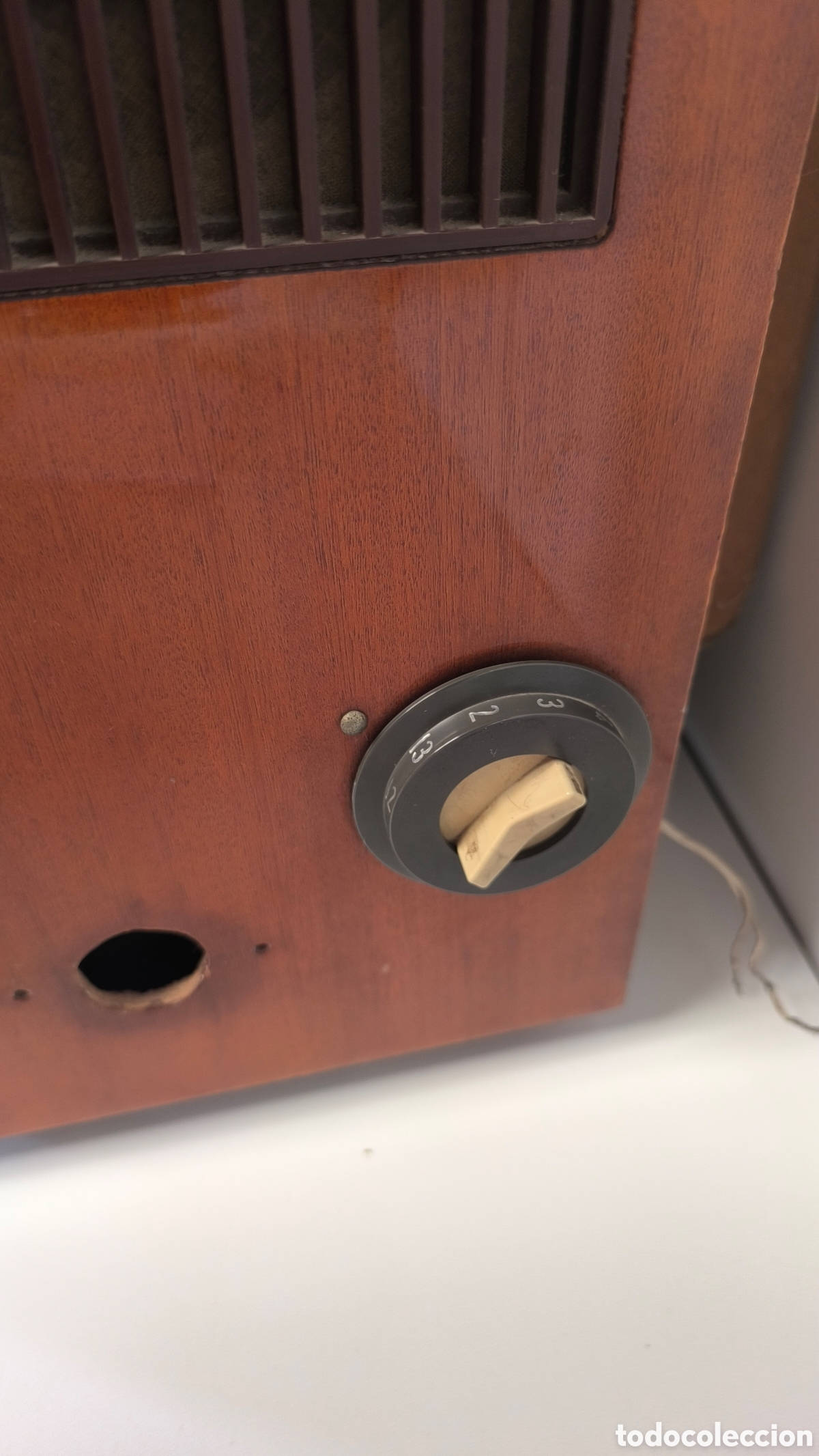 Vintage: TELEVISI&Oacute;N O TELEVISOR PHILIPS ANTIGUO DE MADERA - Foto 7