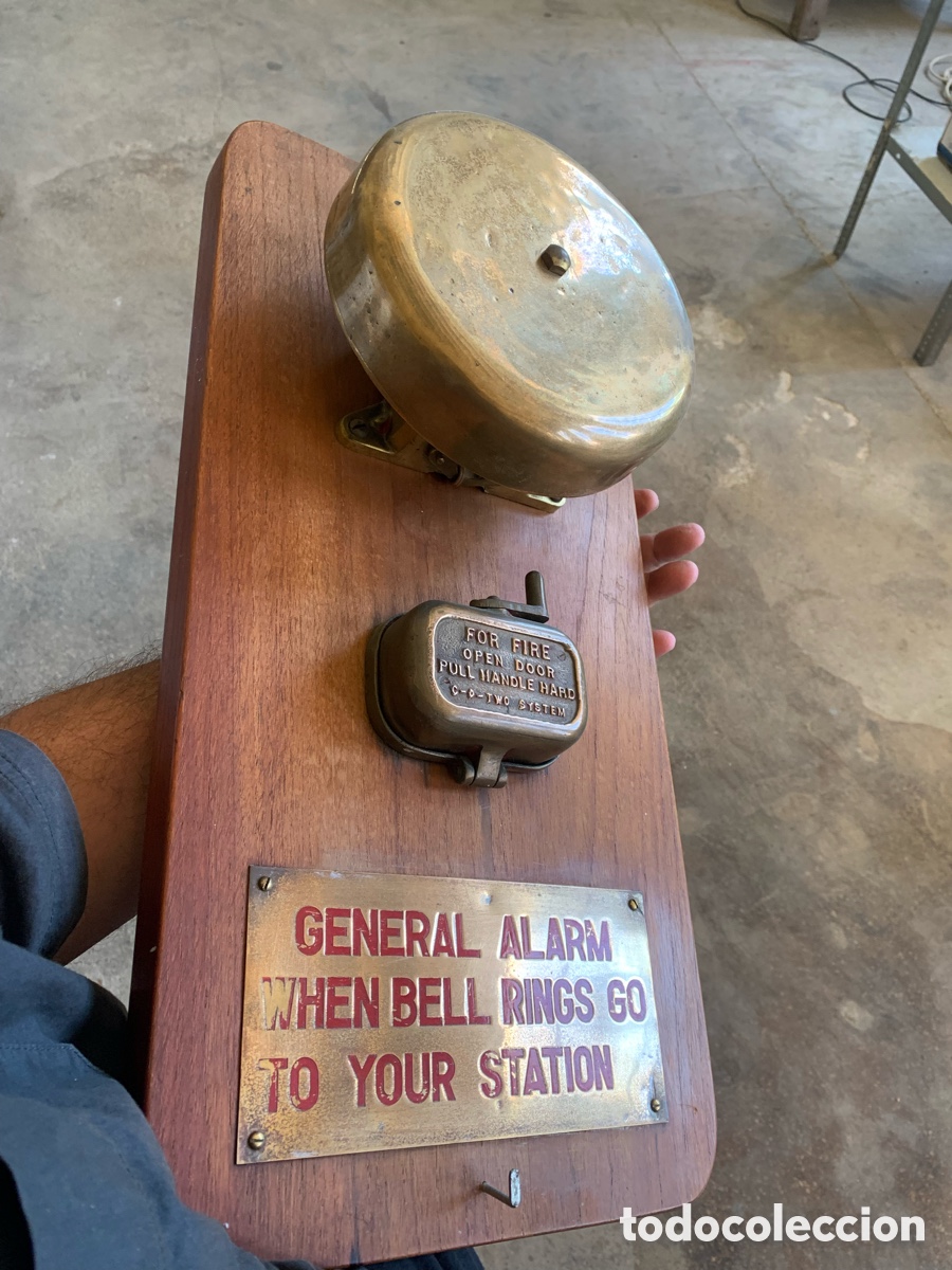 Vintage: Alarma de incendio estadounidense antigua