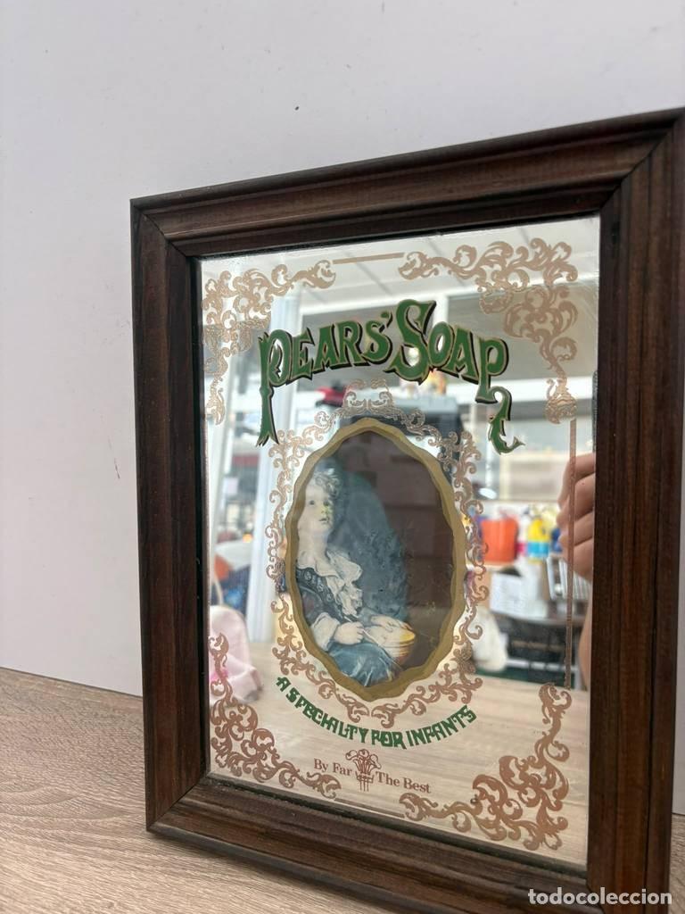Vintage: CUADRO ESPEJO PEARS SOAP - Foto 3