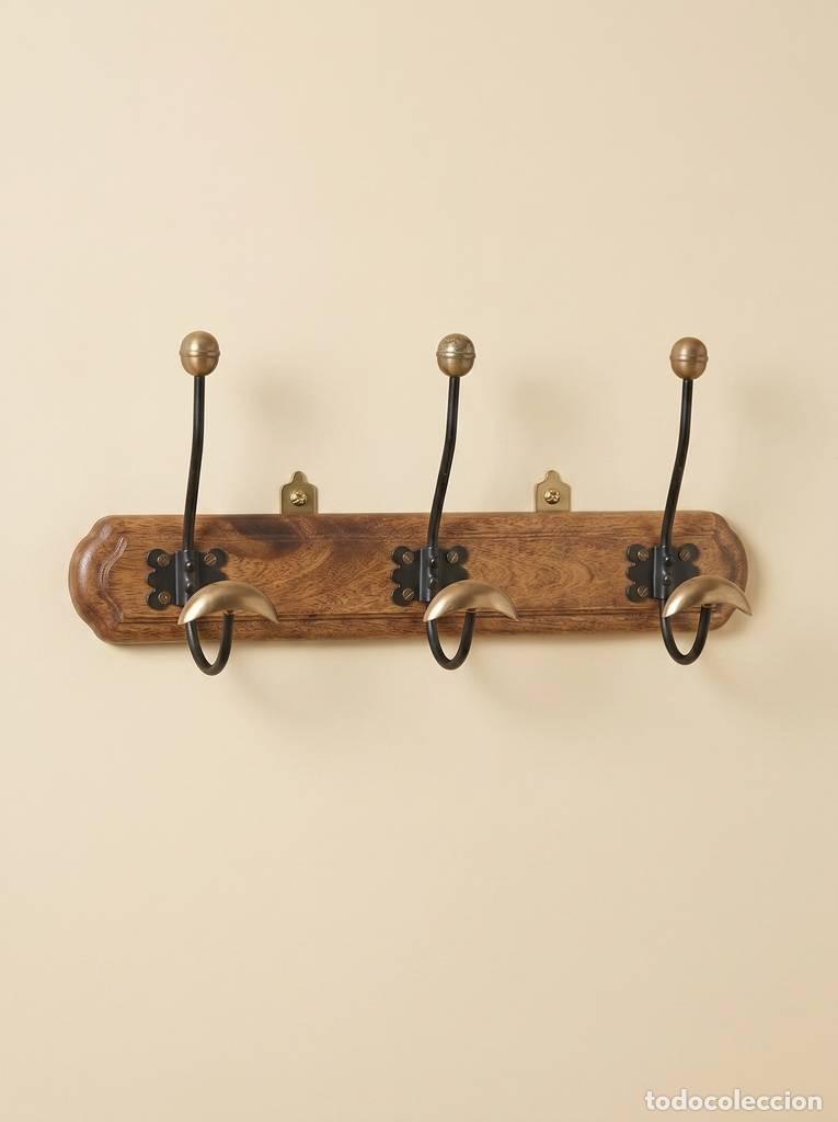 Vintage: PERCHERO DE MADERA..