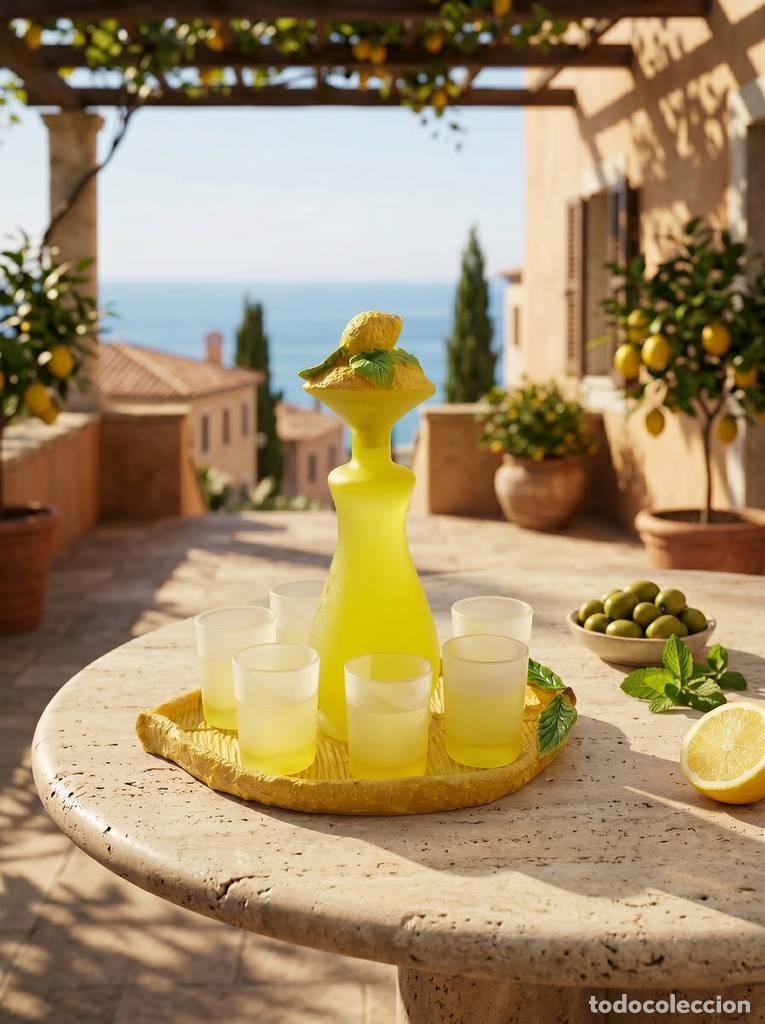 Vintage: JUEGO DE LIMONCELLO.
