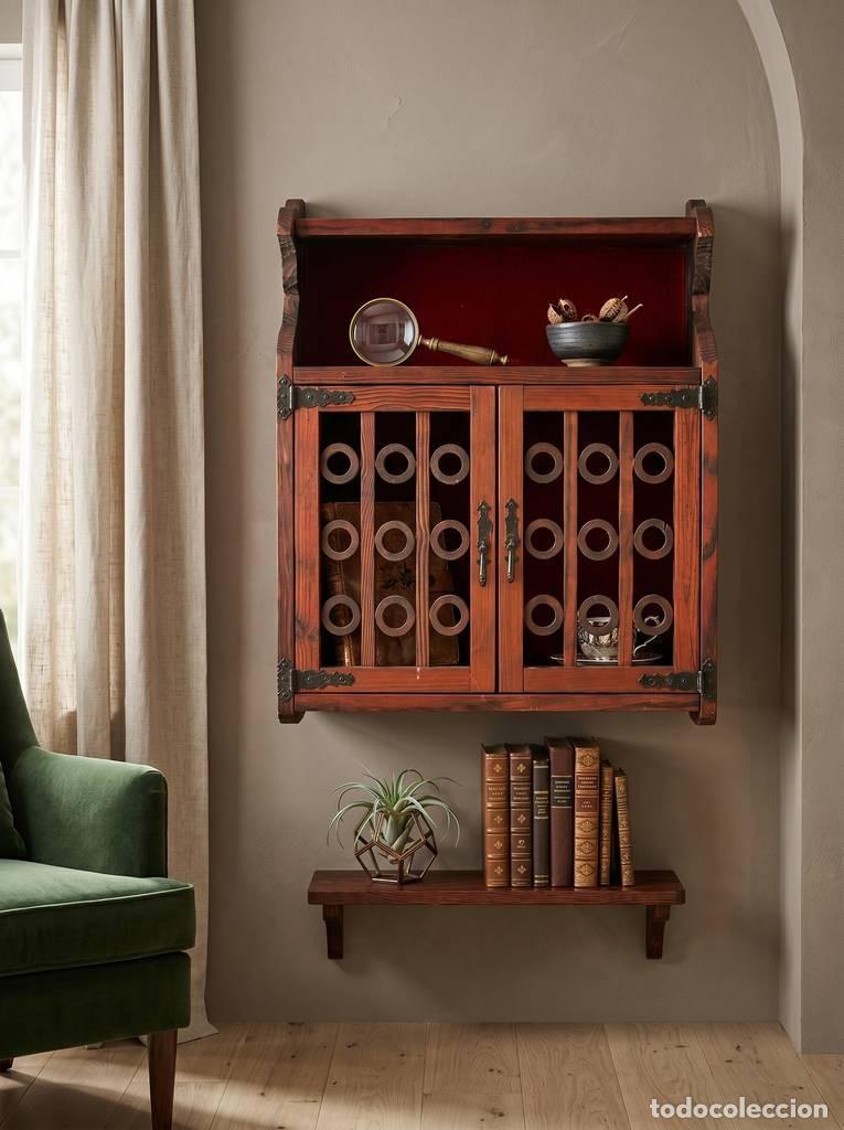 Vintage: MUEBLE R&Uacute;STICO DE MADERA