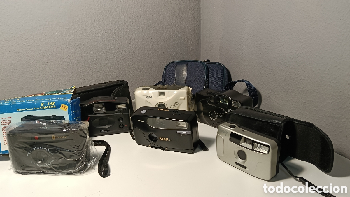 Vintage: Lote de 6 c&aacute;maras compactas Vintage
