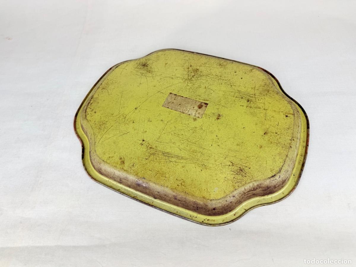 Vintage: Bandeja rosas tonos marrones - Foto 5