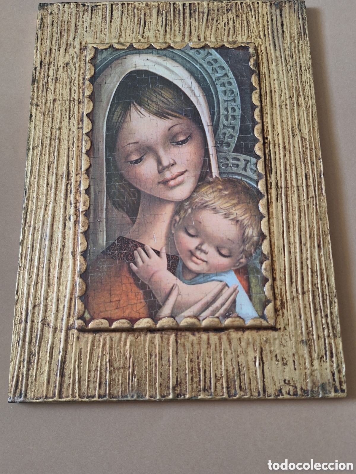 Vintage: Cuadro virgen con ni&ntilde;o, Reproducci&oacute;n Altarriba