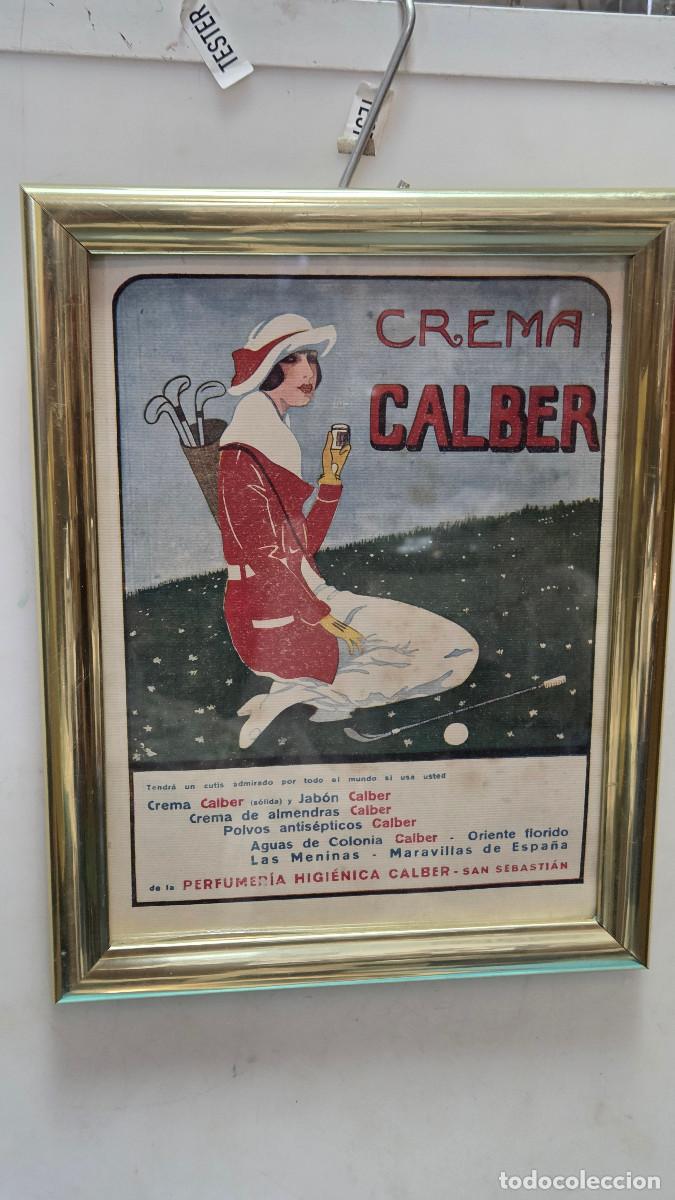 Vintage: cuadro con cartel antiguo