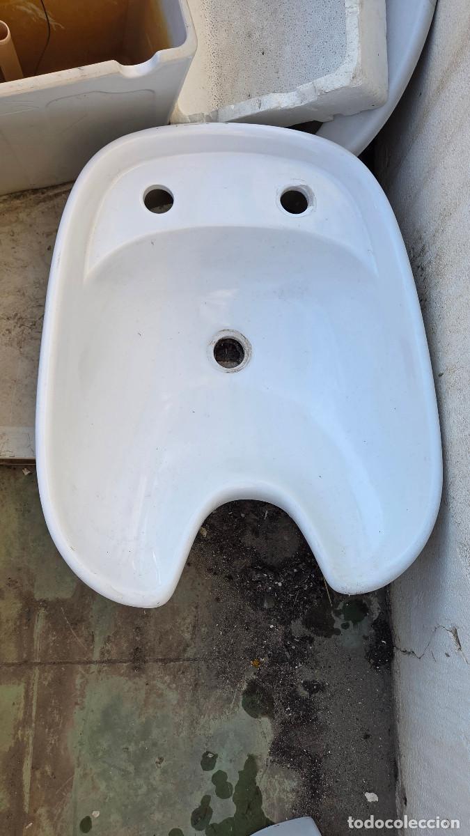 Vintage: lavabo para peluqueria de porcelana