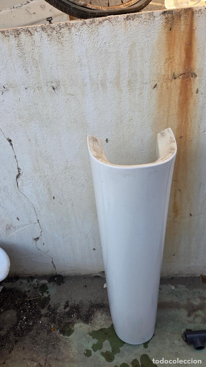 Vintage: pie de lavabo de porcelana