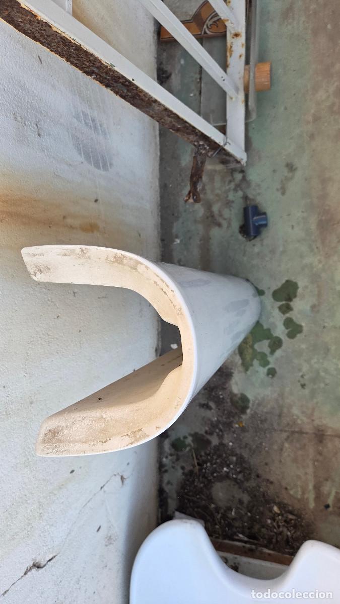 Vintage: pie de lavabo de porcelana - Foto 2