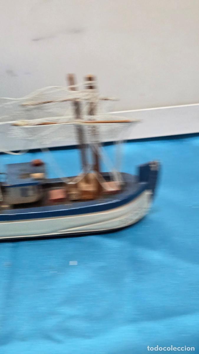 Vintage: figura de barco de madera - Foto 3