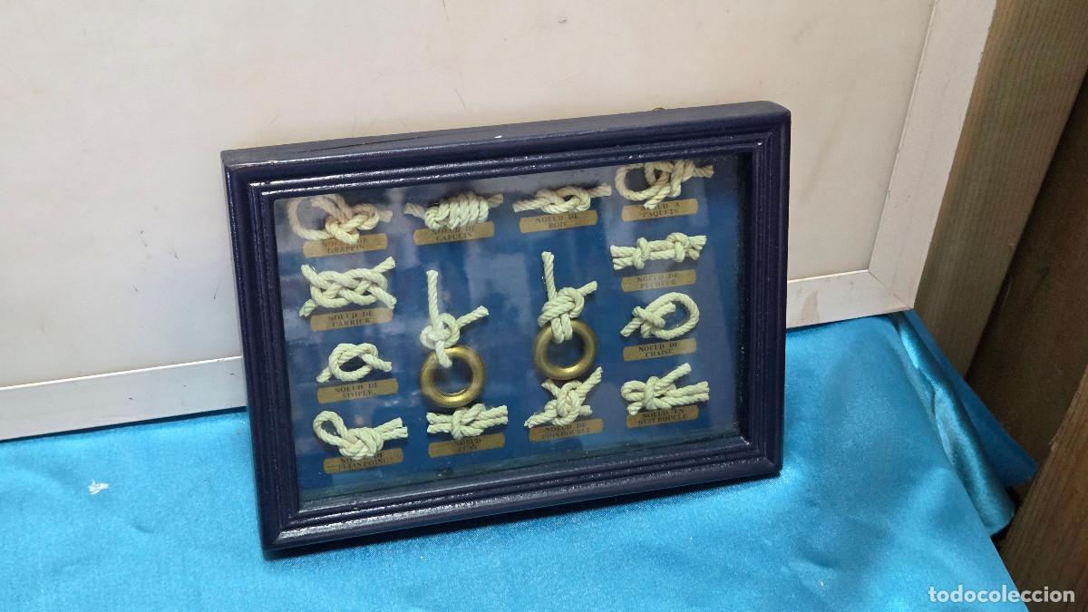 Vintage: cuadro nauticos con nudos