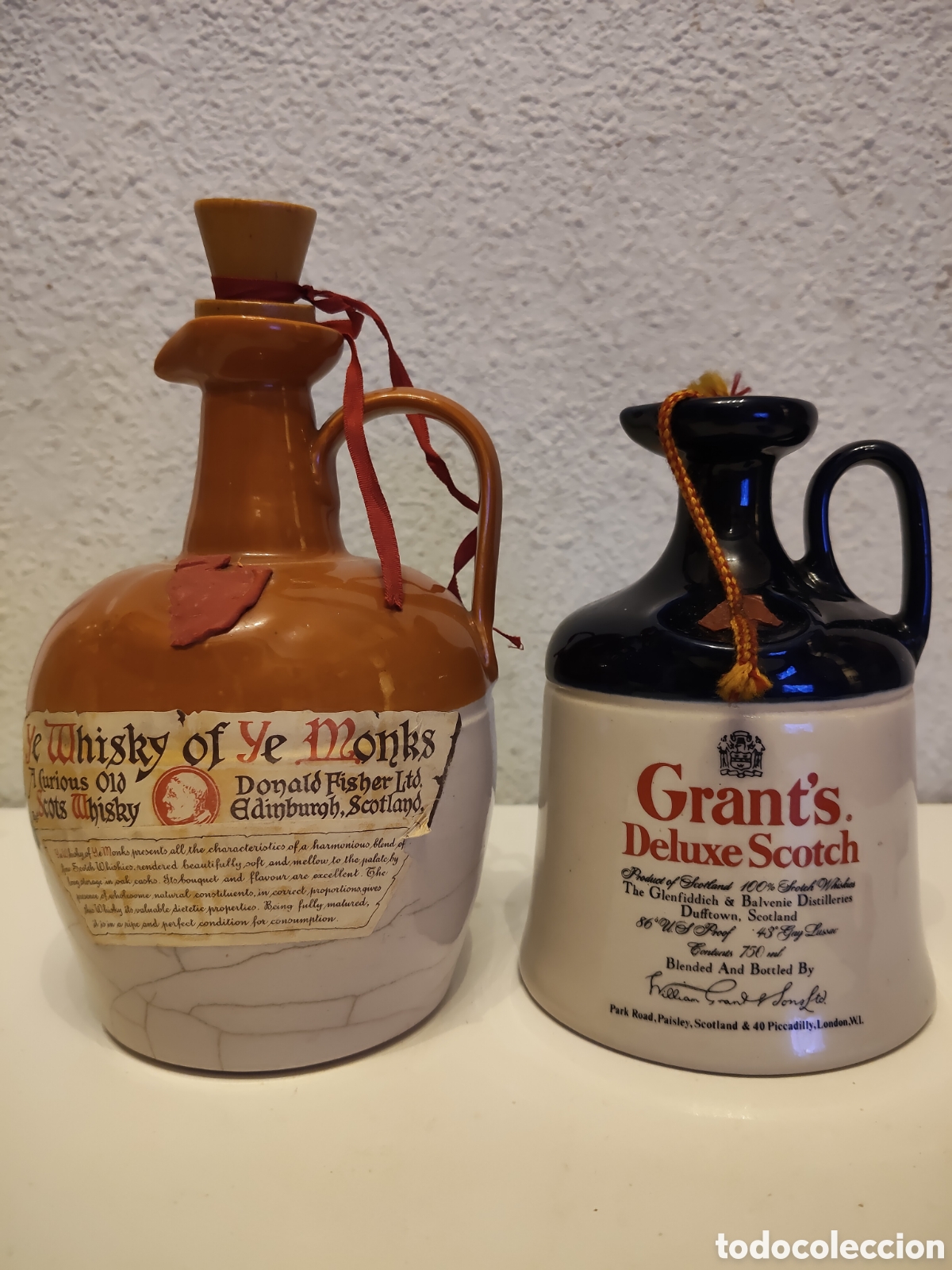 Vintage: BOTELLAS VACIAS DE CER&Aacute;MICA