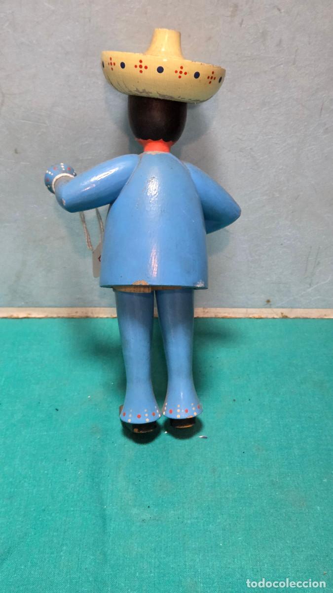 Vintage: mu&ntilde;eco de madera mexicano - Foto 4