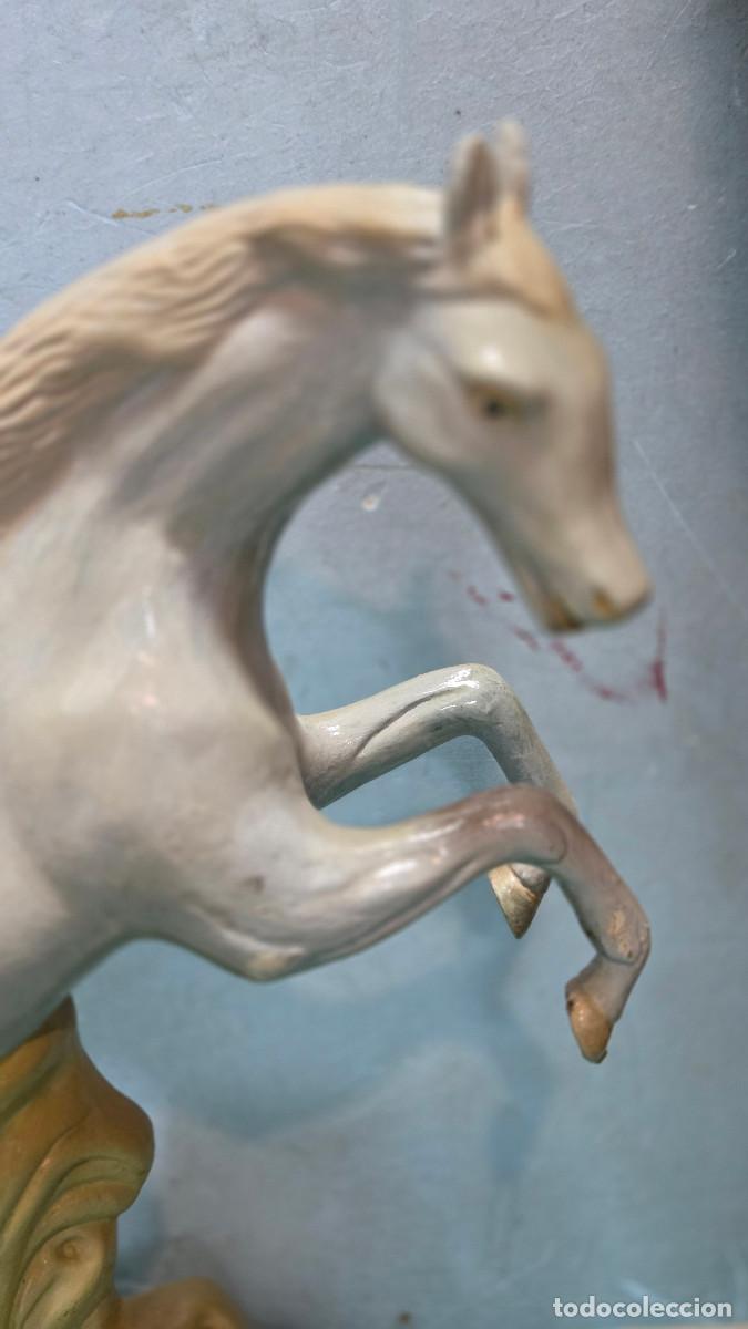 Vintage: figura de caballo en terracota - Foto 3