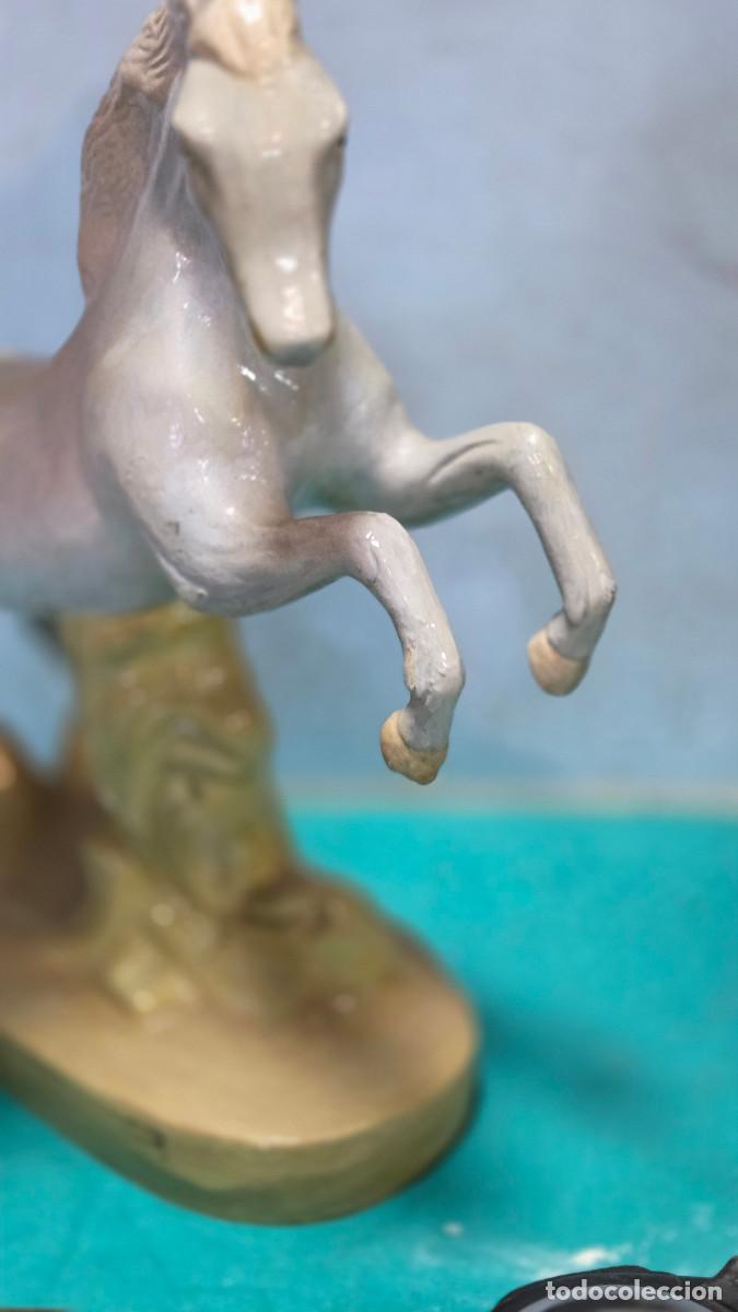 Vintage: figura de caballo en terracota - Foto 6