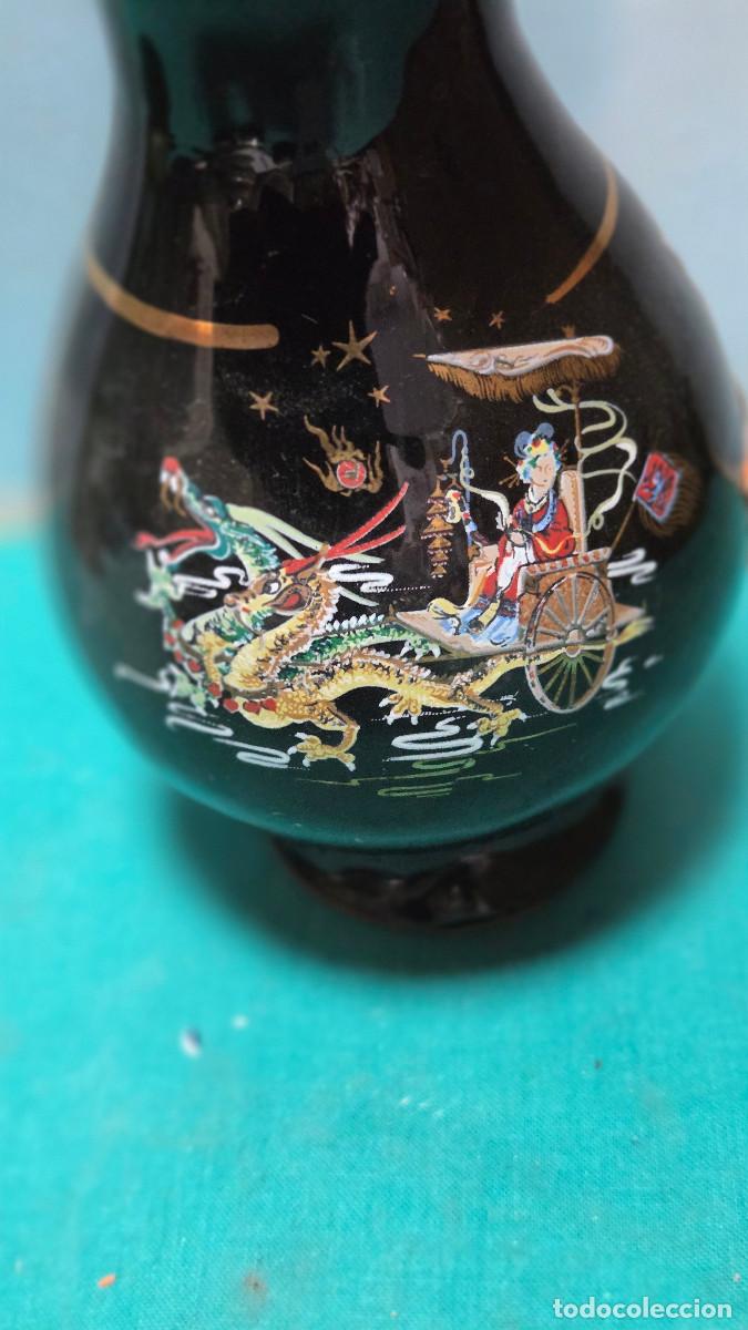 Vintage: jarron de barro negro oriental - Foto 2