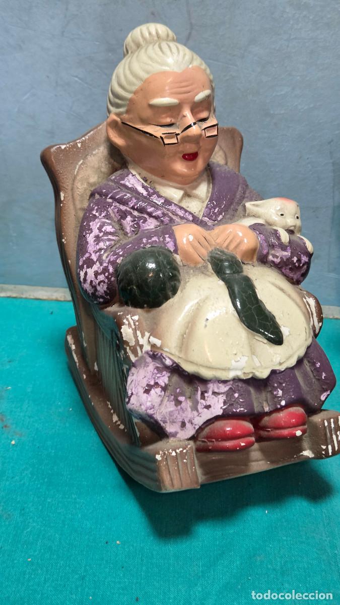Vintage: 2 huchas de ceramica ancianos - Foto 2