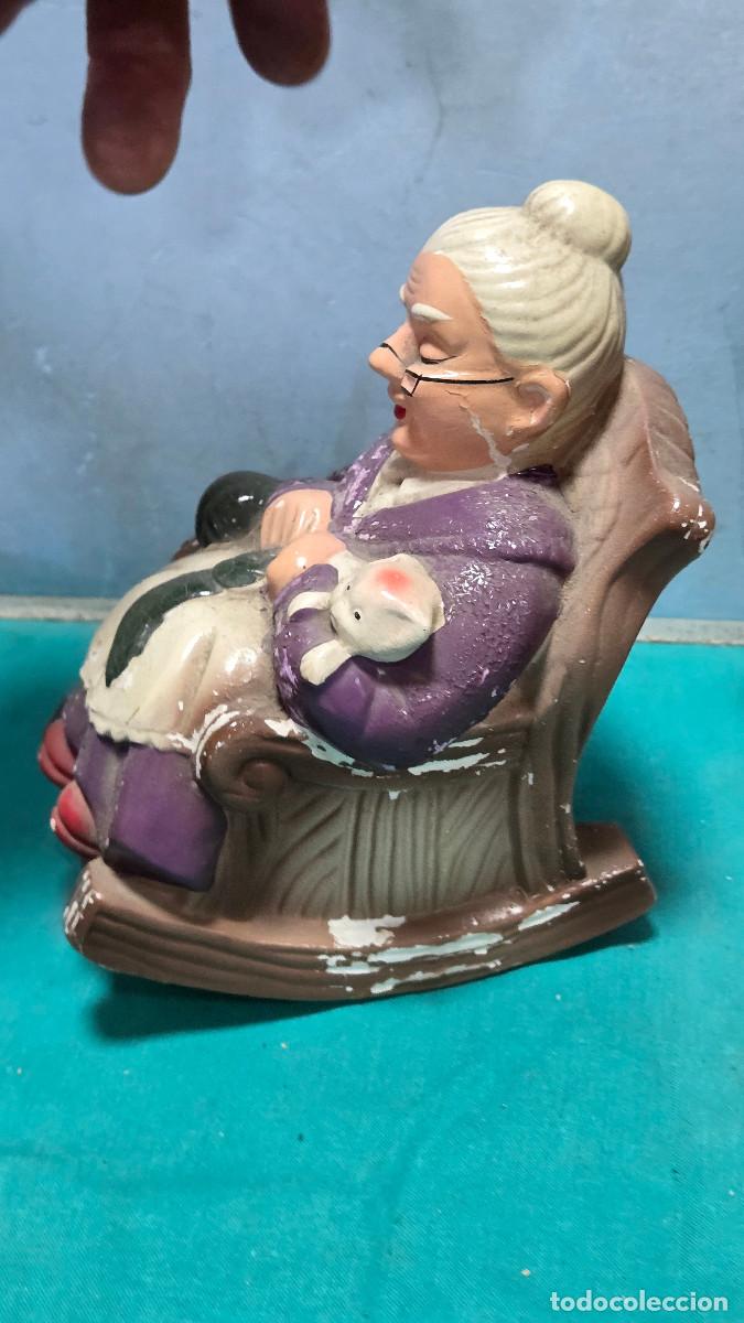 Vintage: 2 huchas de ceramica ancianos - Foto 4
