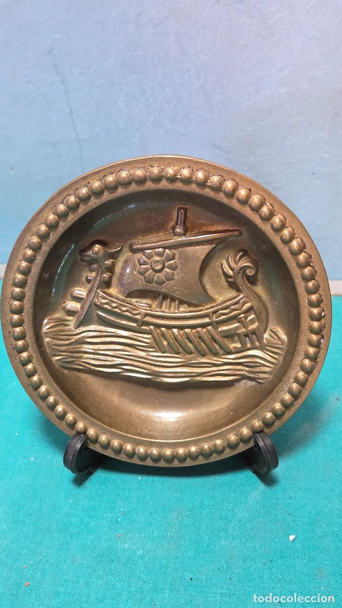 Vintage: plato de metal vintage - Foto 3