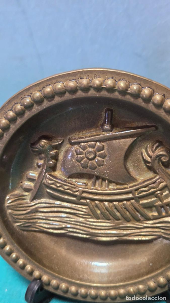 Vintage: plato de metal vintage - Foto 4