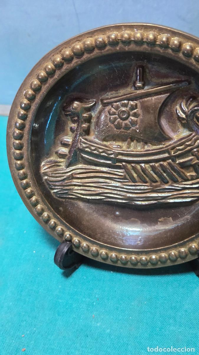 Vintage: plato de metal vintage - Foto 3