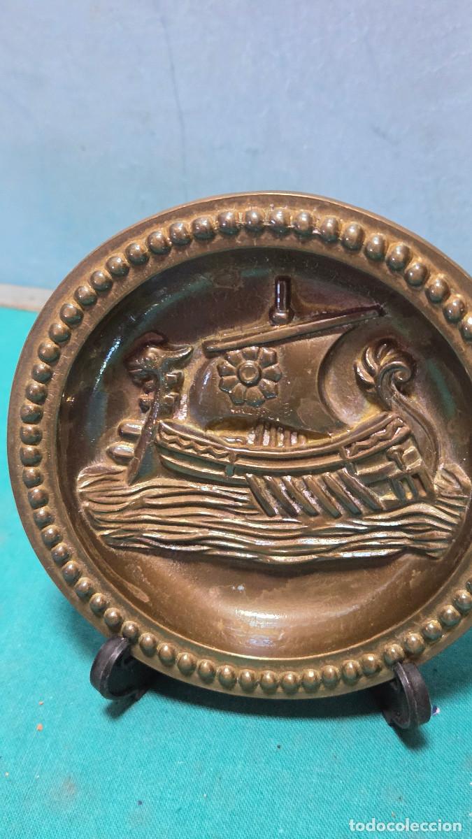 Vintage: plato de metal vintage - Foto 3